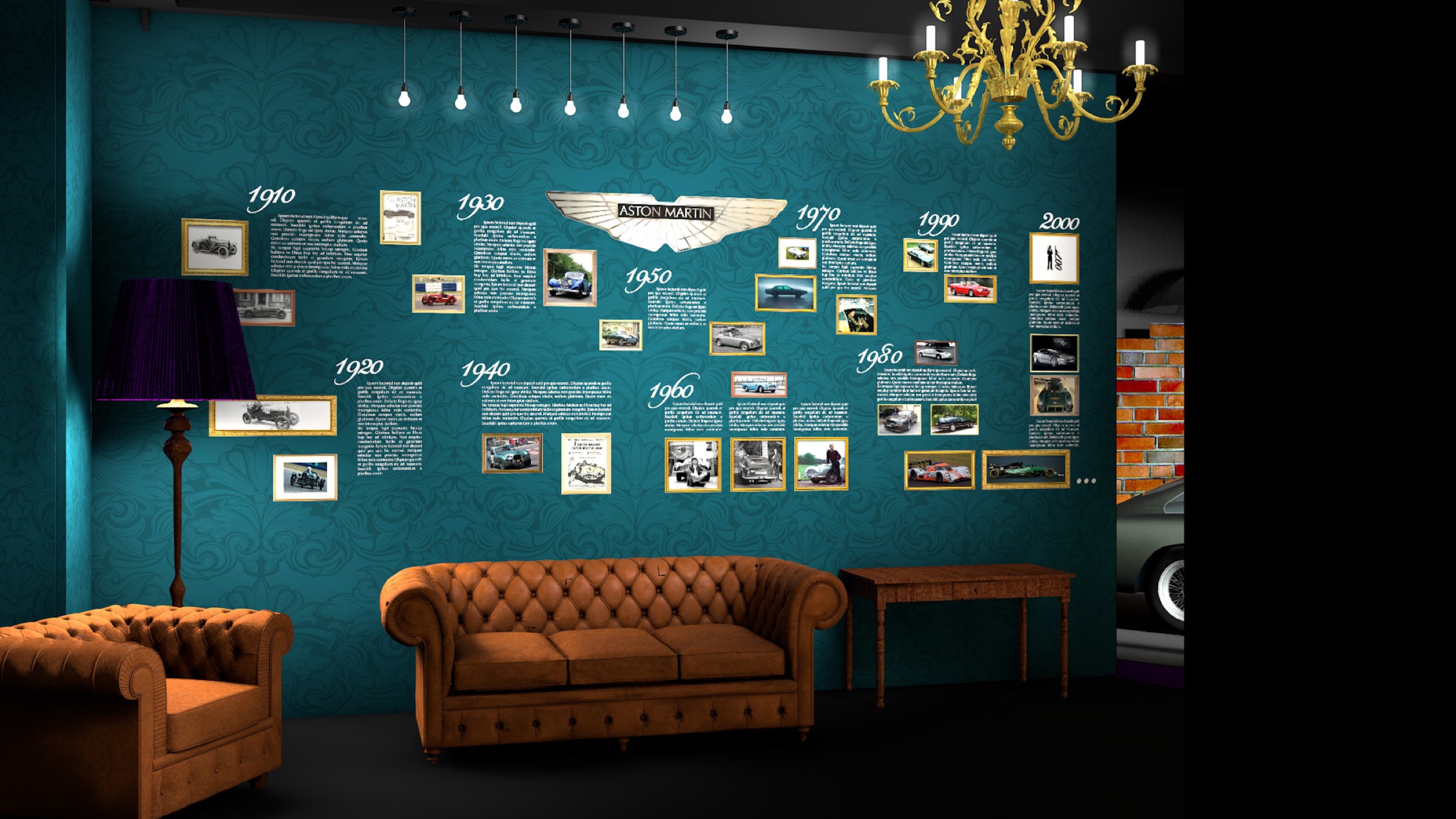 Aston Martin — Scénographie