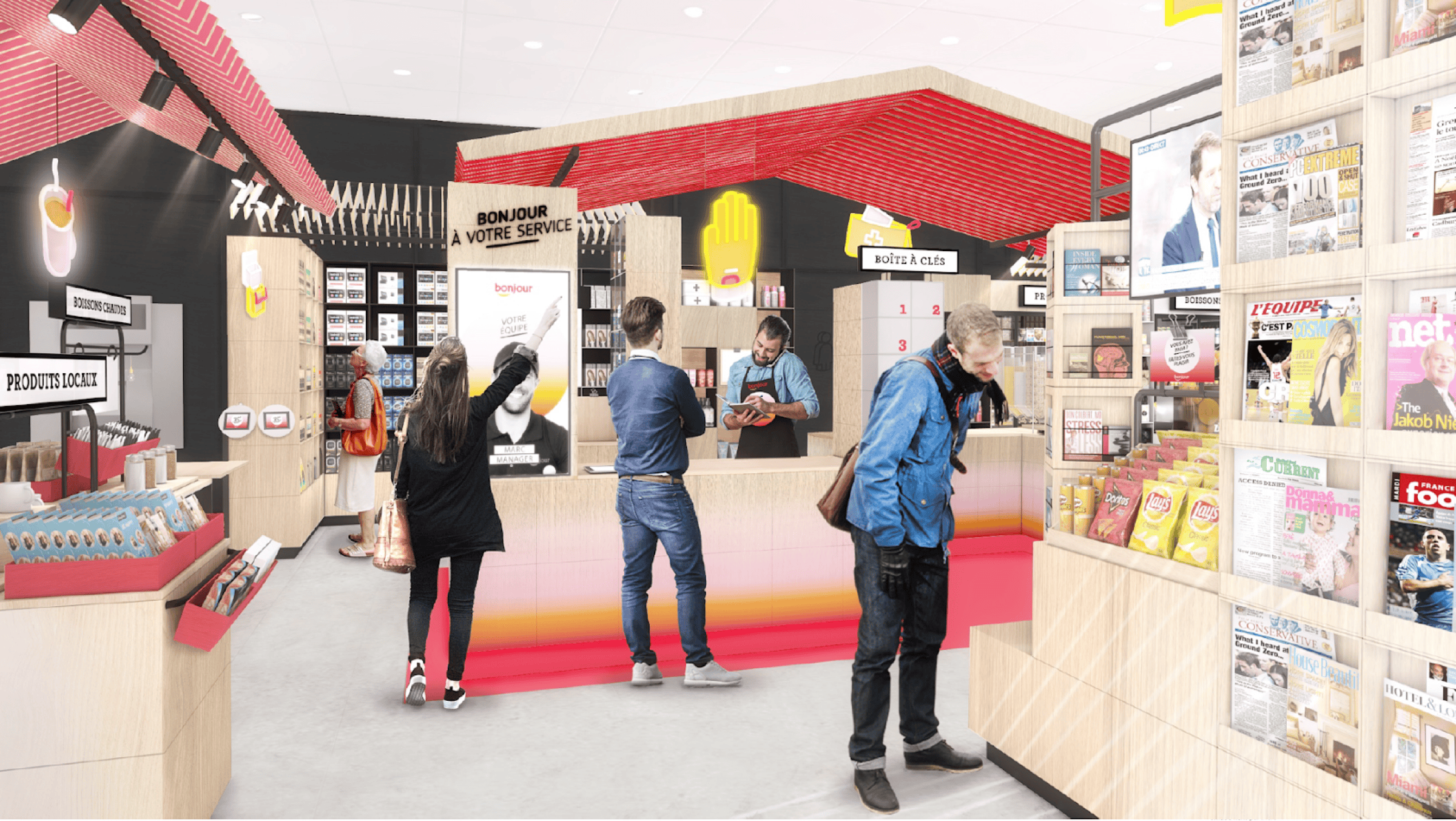 Total Bonjour — Système signalétique